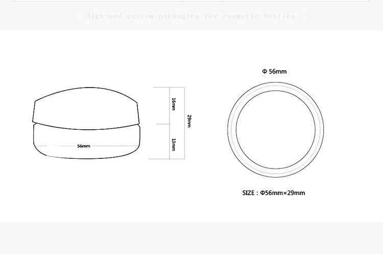Factory wholesale eco friendly screw cap cream jar 18g cosmetic packaging jar