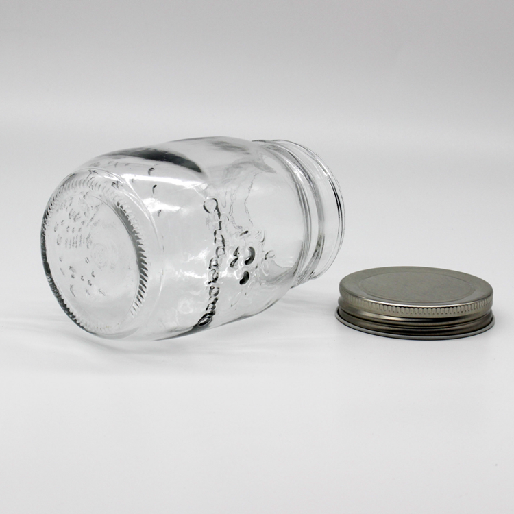 Factory wholesale food fruit can jam preserved pickle storage safe glass jar 170ml 300ml 500ml 1000ml