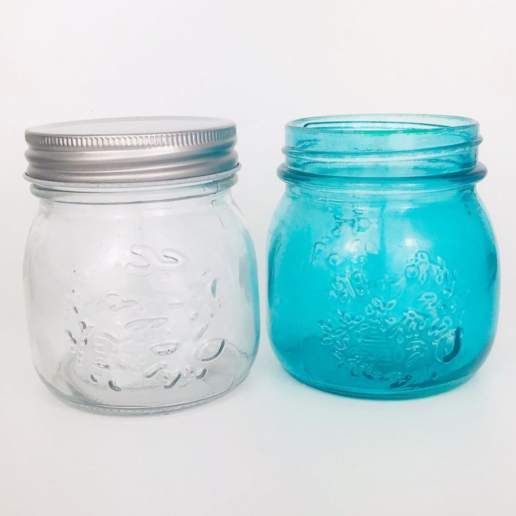 Factory wholesale food fruit can jam preserved pickle storage safe glass jar 170ml 300ml500ml1000ml