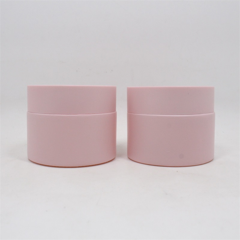 Factory wholesale round empty cream glass cosmetic jar 15g 20g 30g 50g emballage cosmetic with custom colors