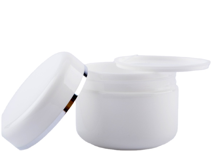 Factory wholesale  white PP facial cream jar