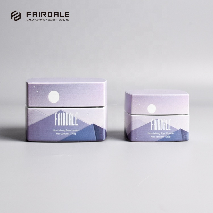 Fairdale OEM luxury cosmetic packaging 50g cosmetic glass jars