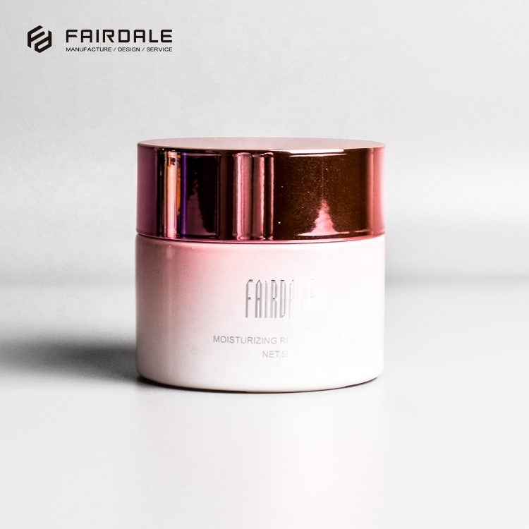 Fairdale best colored glass jar for cosmetic packaging cream glass jar