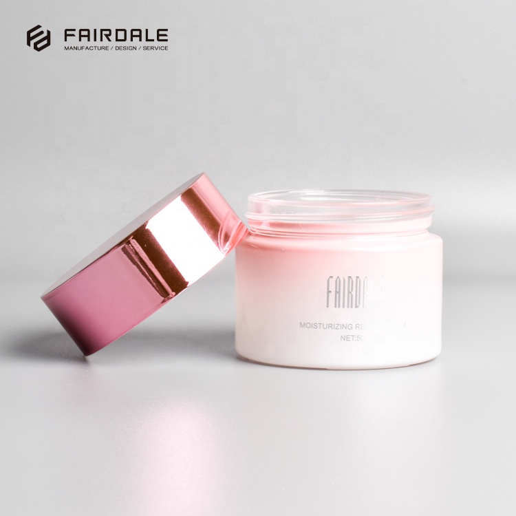 Fairdale best colored glass jar for cosmetic packaging cream glass jar