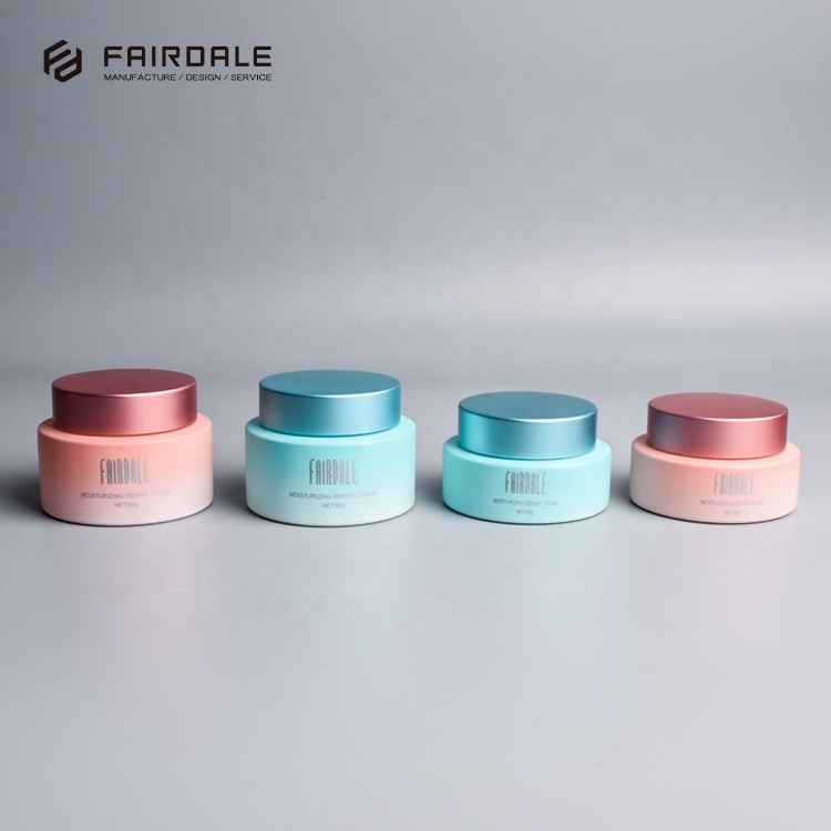 Fairdale new design glass jars wholesale cosmetic packaging glass jar