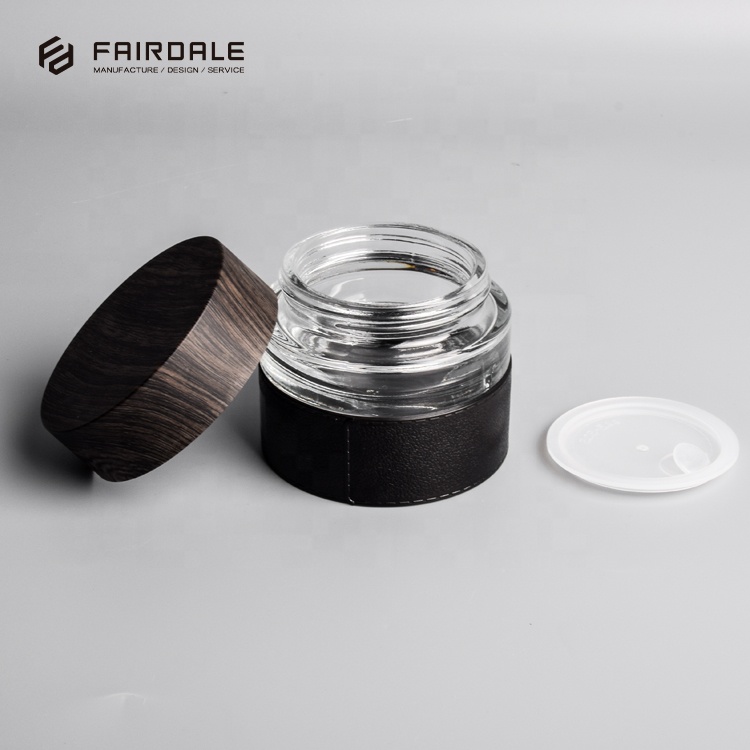 Fairdale wholesale custom 50g cosmetics packaging glass jars