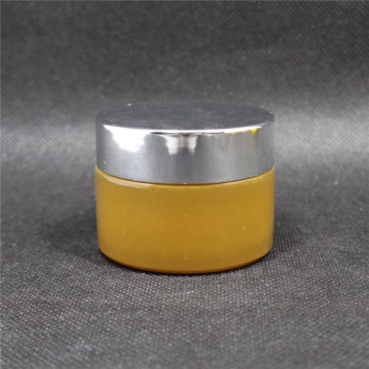 Fancy 120ml 120g Yellow Red White Black Face Cream Glass Jar Skin Care Container Glass Jar
