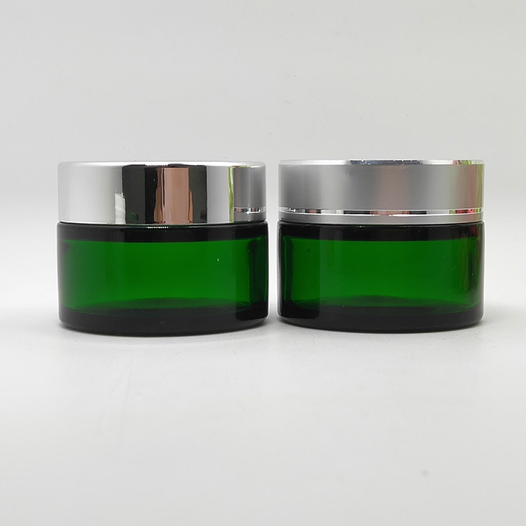 Fancy 1oz 30ml Frosted Matte White Hair Care Glass Jar With Black Lid for hair tints bleaches