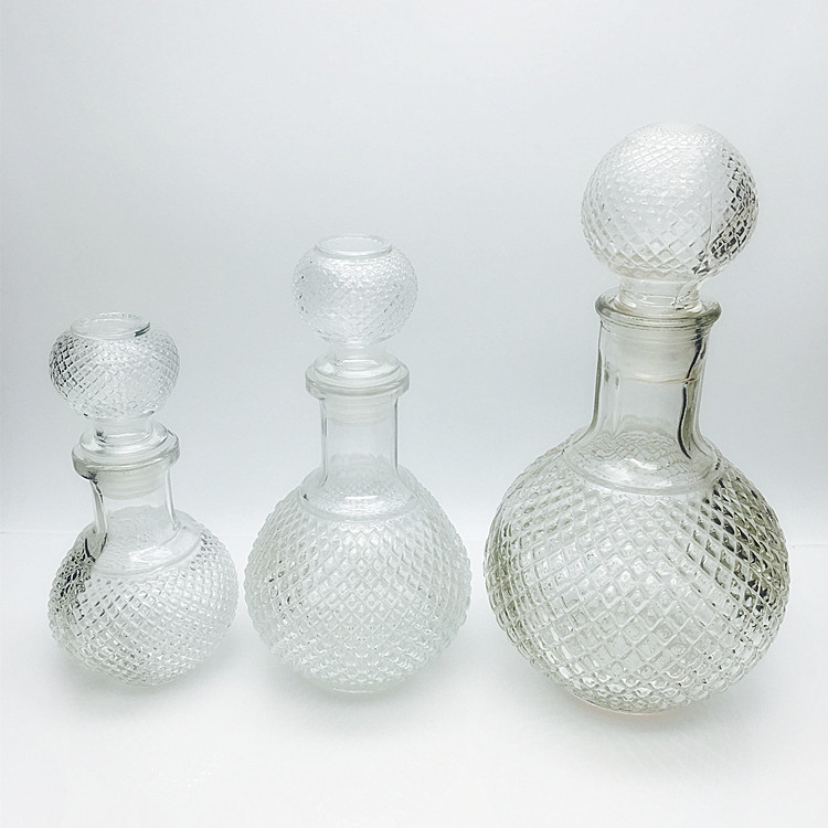 Fancy 250ml 500ml 1000ml glass red wine bottle vodka bottle