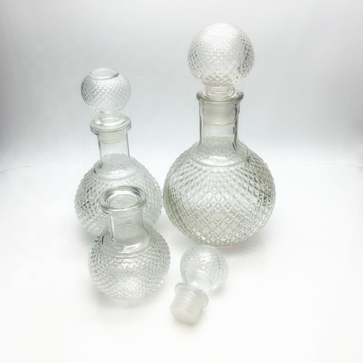 Fancy 250ml 500ml 1000ml glass red wine bottle vodka bottle