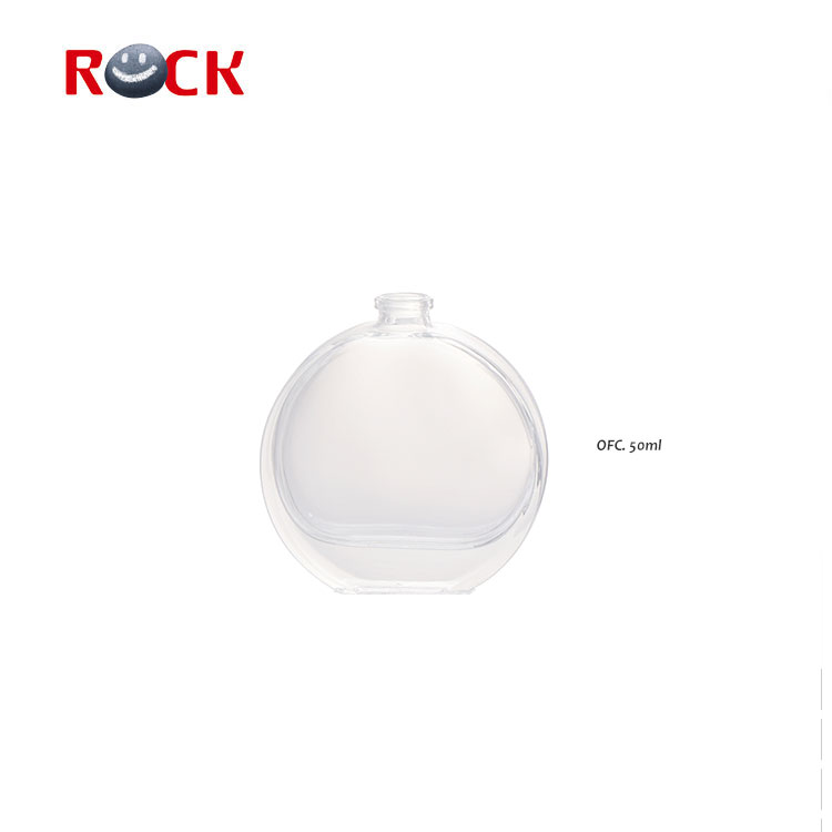 Fancy 50ml fragrance spray perfume oil bottle with bamboo cap