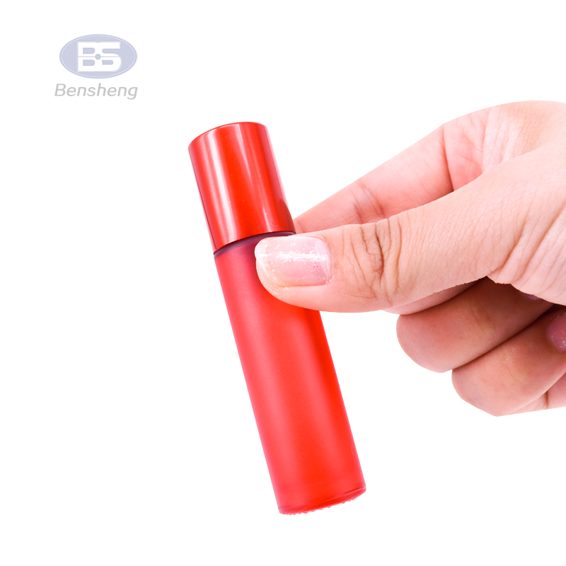 Fancy Colored Liptint Essential Oil Roller Private Label Lip Gloss Roll On Glass Bottle 10ml