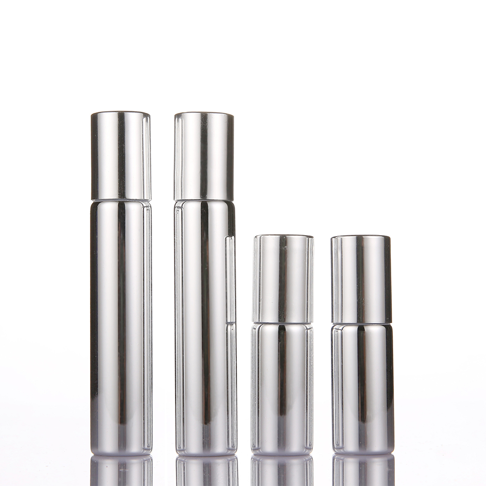 Fancy Cosmetic Aromatherapy Aroma Essential Oil Roll On Roller Ball Empty Pump Glass Bottles Vials With Packaging Box