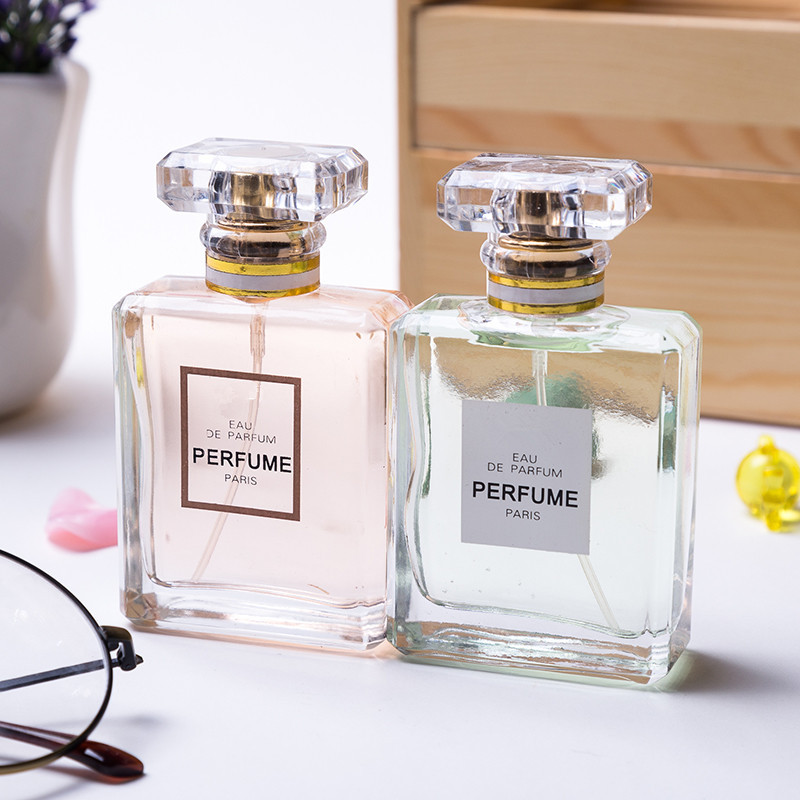 Fancy Crystal luxury Empty Crimp Glass Perfume Bottles 30ml 50ml 100ml
