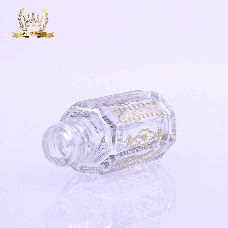 Fancy Design 5ml Mini Small Glass Refillable Perfume Bottle with Roller Ball