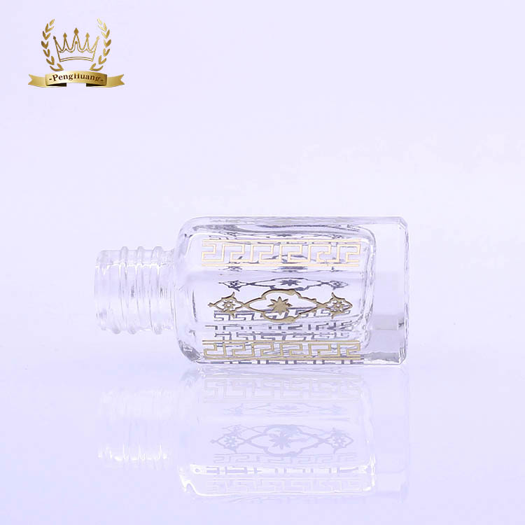 Fancy Design 5ml Mini Small Glass Refillable Perfume Bottle with Roller Ball