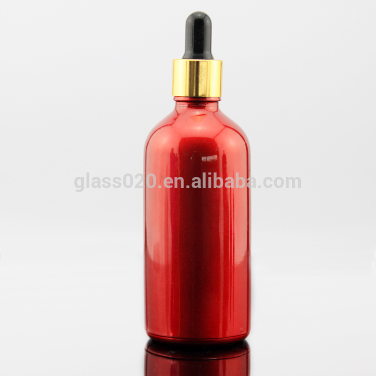 Fancy Design Blue Semi Transparent 5ml 10ml 15ml Dropper Glass Bottle Essential Oil Bottle For Beard Oil