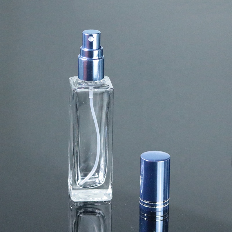 Fancy Design Perfume Bottle 5ml 10ml 20ml Square Clear Glass Perfume Spray Bottle (GPM42)
