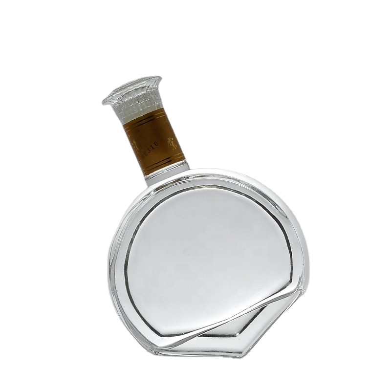 Fancy Design Premium 500ml 750ml Vodka Whiskey Brandy Glass Bottle Manufacturer 750ml Empty Spirit Bottle Rum Gin Bottle