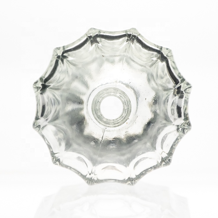 Fancy Embossed Crystal 100ml Egypt Glass Perfume Bottles Empty Cosmetic Bottles with Crown Spray