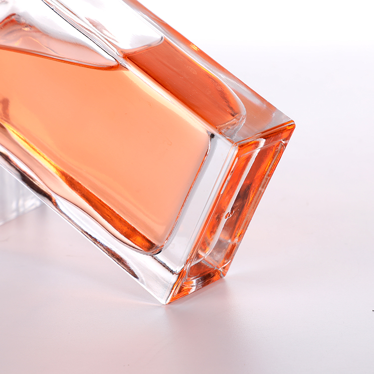 Fancy Empty Rectangle Flacon Parfum 50ml 100ml Perfume Spray Glass Bottles