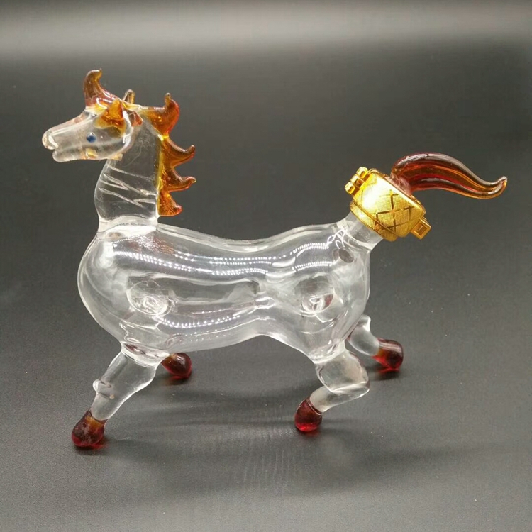 Fancy Hot Hand Blown 100ml Chinese Zodiac 12 Animals Mini Glass Bottle