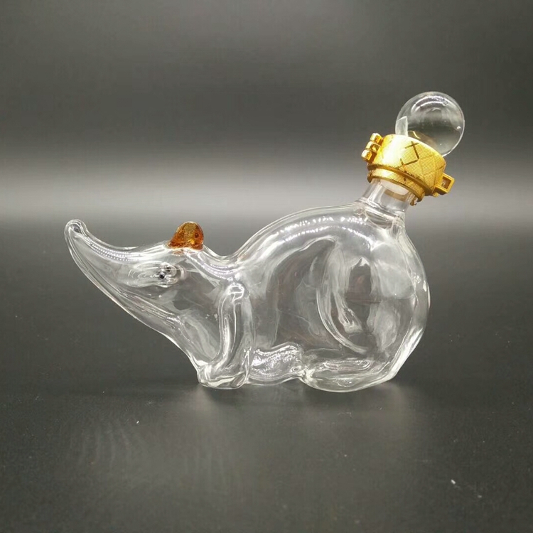 Fancy Hot Hand Blown 100ml Chinese Zodiac 12 Animals Mini Glass Bottle