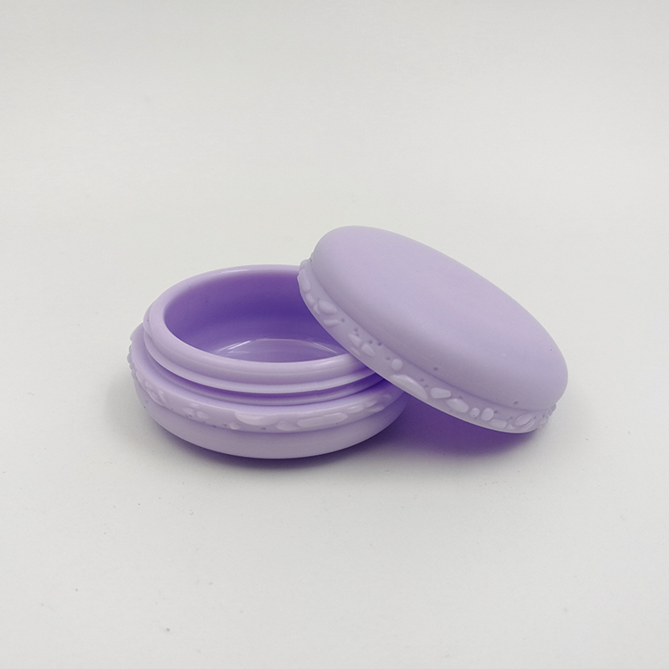 Fancy Macaroon shape lip cream jar 7g