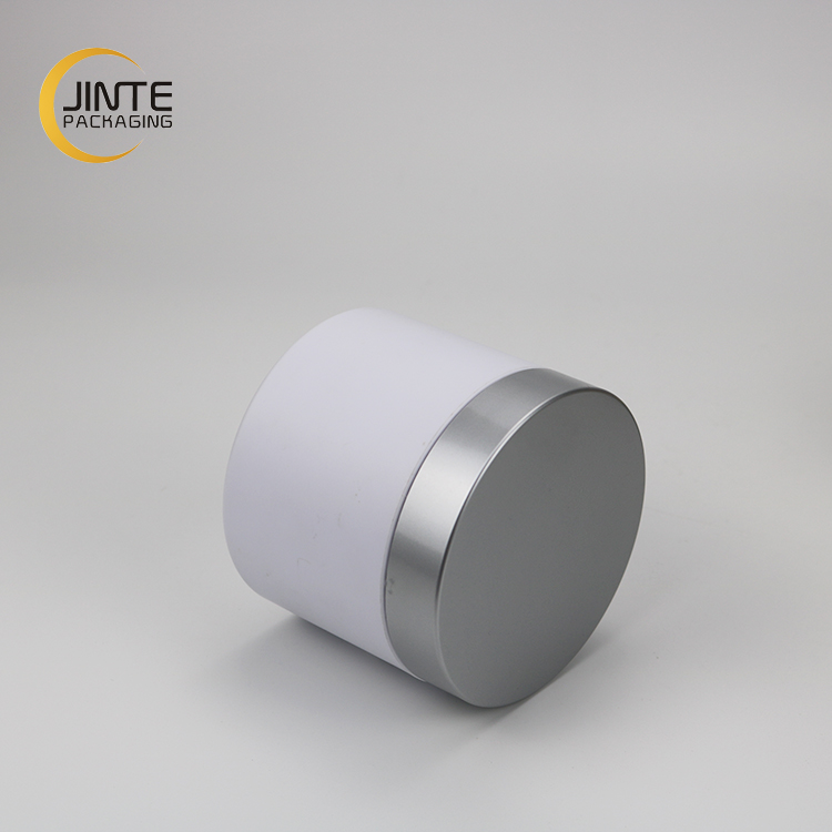 Fancy Product Food Grade Face Cream Packing 250g PETG Clear Plastic Jars With Screw Lid