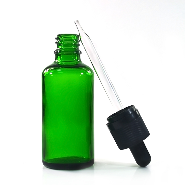 Fancy factory price 5ml 10ml 15ml 20ml 30ml 50ml 100ml clear amber blue green glass dropper bottle for essential oil