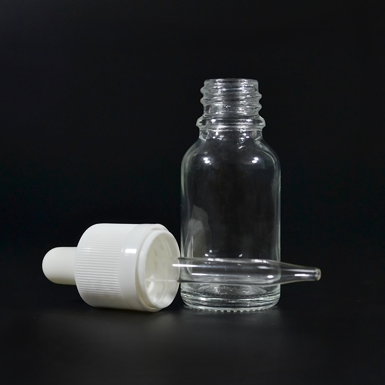 Fancy factory price 5ml 10ml 15ml 20ml 30ml 50ml 100ml clear amber blue green glass dropper bottle for essential oil