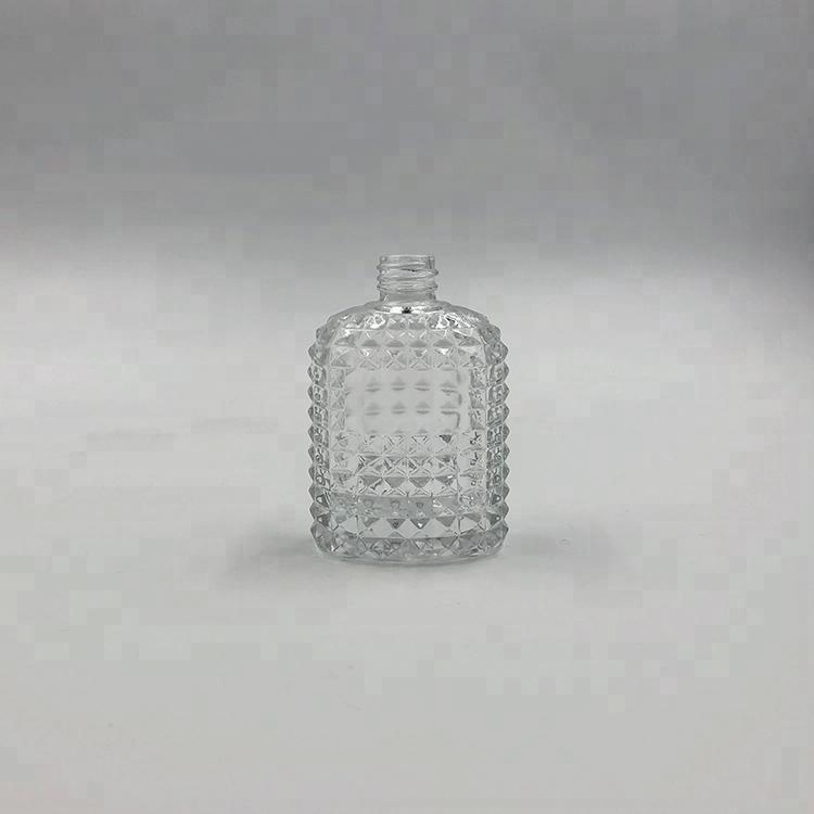 Fancy perfume bottle 30ml airless bottle with metal cap