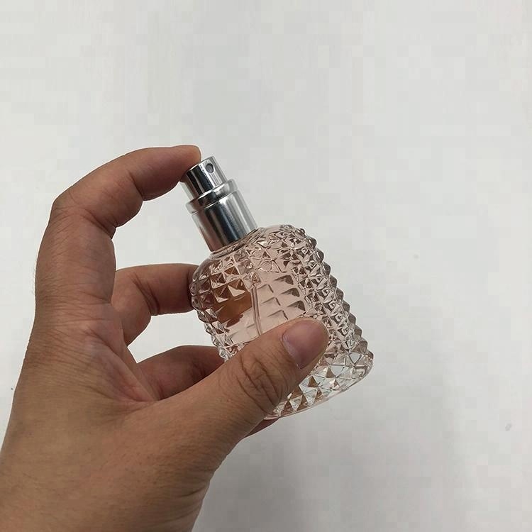 Fancy perfume bottle 30ml airless bottle with metal cap