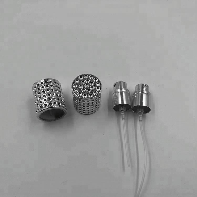 Fancy perfume bottle 30ml airless bottle with metal cap