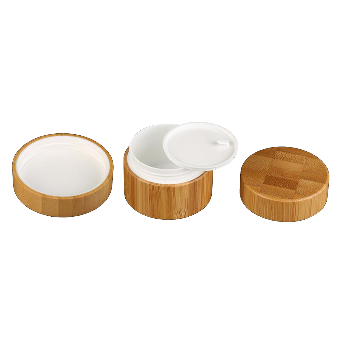 Fancy plastic jars bamboo jar