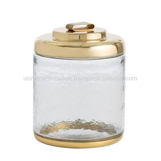 Fancy spice glass jar