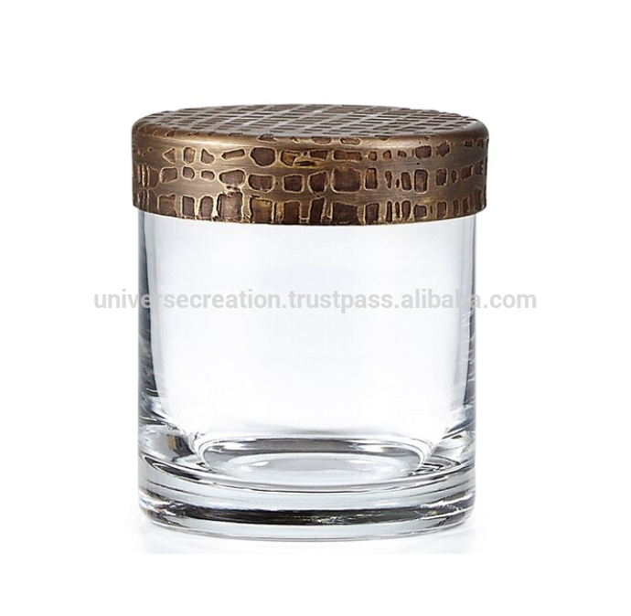 Fancy spice glass jar