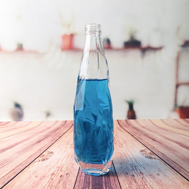 Fancy unique design Custom Liquor Bottle For Decor