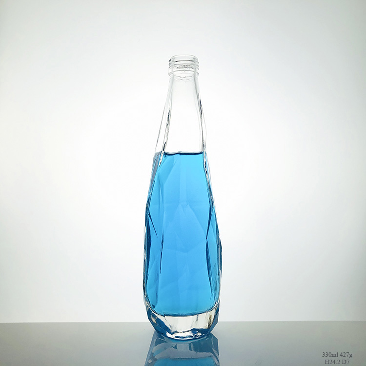 Fancy unique design Custom Liquor Bottle For Decor