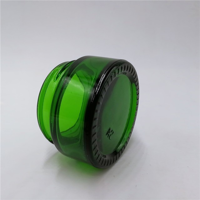 Fashion 20G 30G 50G empty green glass jars for eye cream
