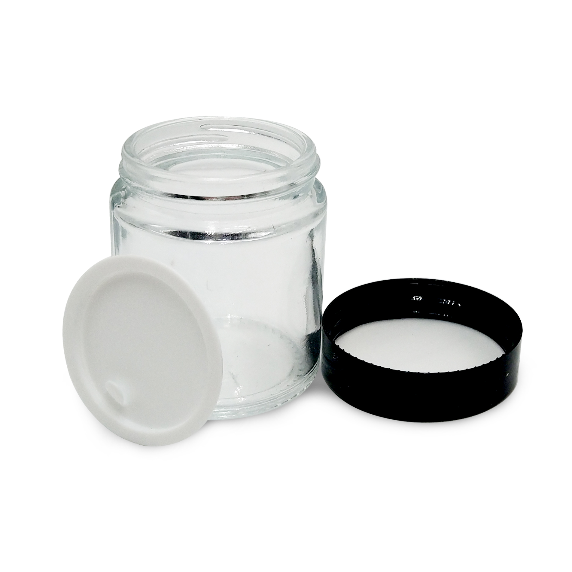 Fashion 20G 30G 50G empty green glass jars for eye cream