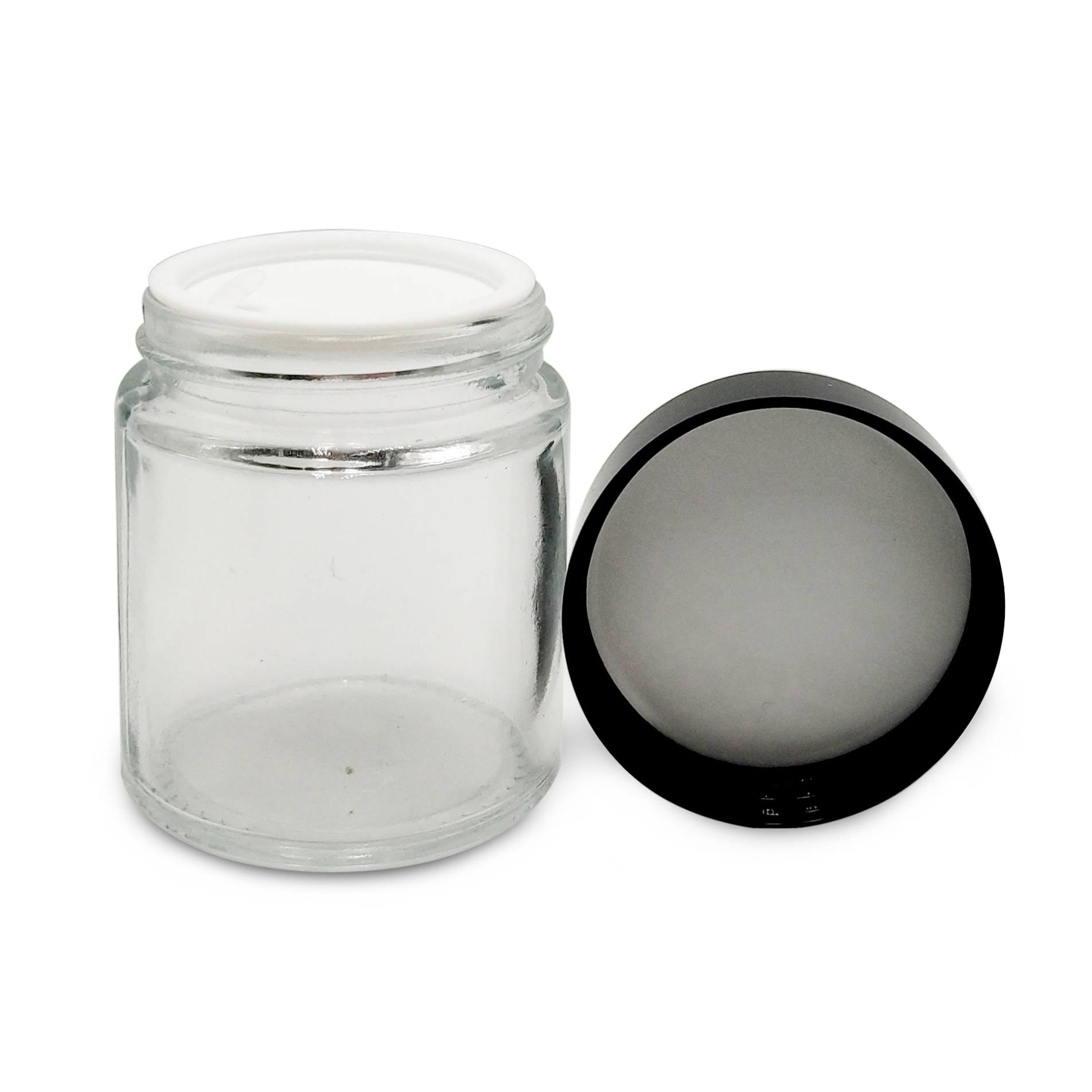 Fashion 20G 30G 50G empty green glass jars for eye cream