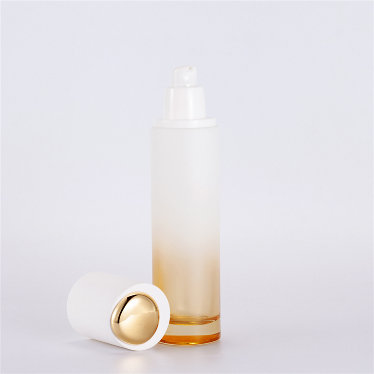 Fashion 30g 50g 40ml 100ml 120ml Gradient Glass Cosmetic Bottle Customized Skin Care Bottles And Jars