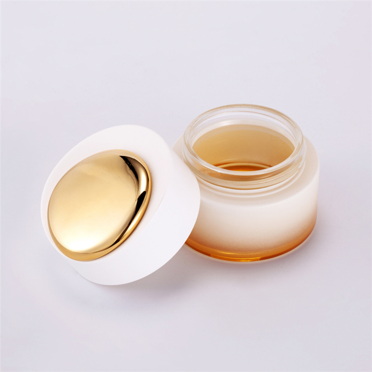 Fashion 30g 50g 40ml 100ml 120ml Gradient Glass Cosmetic Bottle Customized Skin Care Bottles And Jars