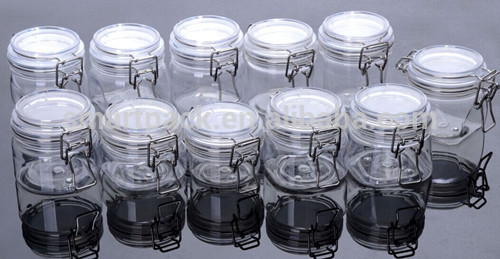 Fashion Design Customized Color Plastic Kilner PET jar