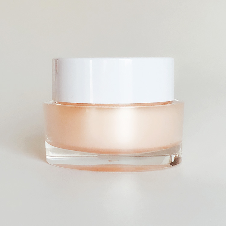 Fashion Design Full Size Cosmetic White Silver Custom Packaging Acrylic Jars