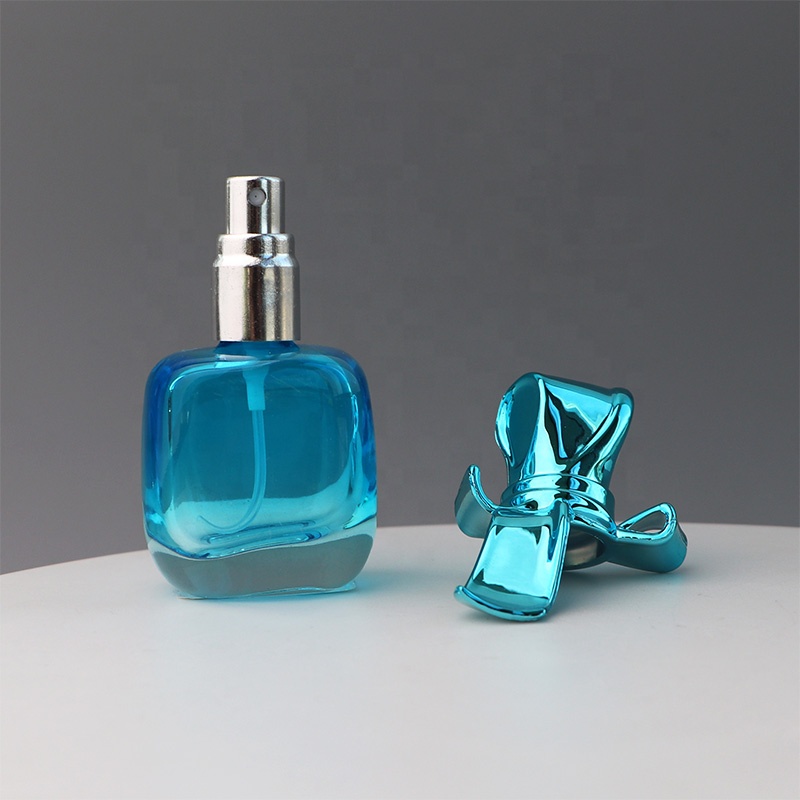 Fashion Design Mini Refillable Luxury Glass Bottle Perfume 15ml Rose Gold Spray Bottle