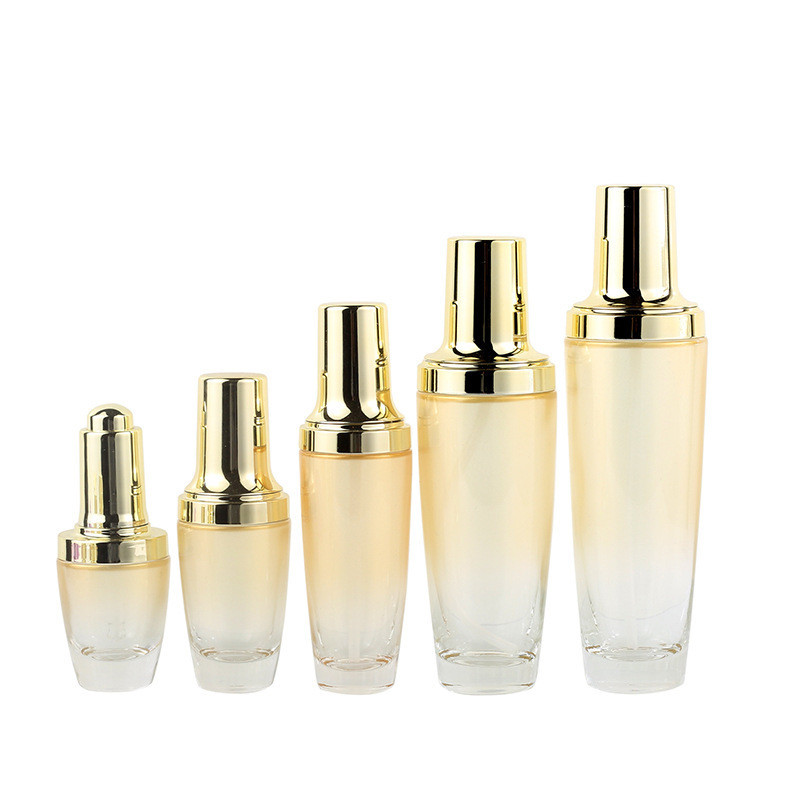 Fashion Packaging Cosmetic Spray Glass Bottle 50ml with logo printing