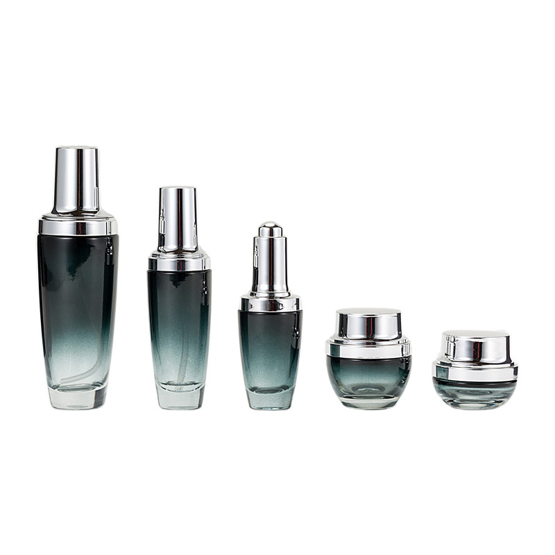 Fashion Packaging Cosmetic Spray Glass Bottle 50ml with logo printing