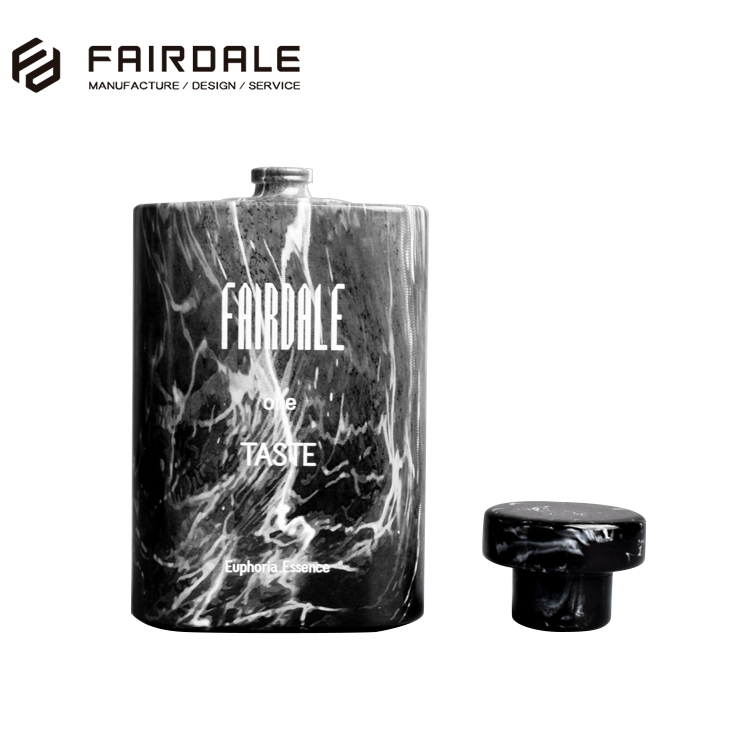 Fashion Portable Marble Color 150ml Empty Perfume Glass Bottles Wholesale Perfume Bottles Empty